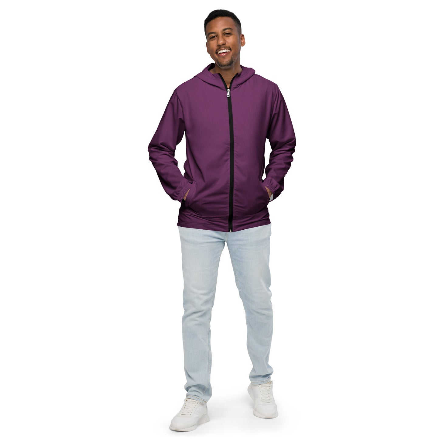 Palatinate Purple Waterproof Windbreaker - FLAKOUT