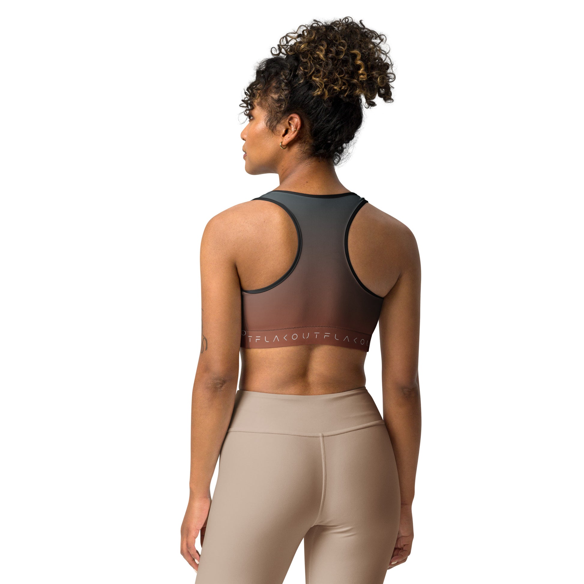 Peachy Indigo Women's Sports Performance Bra - FLAKOUT