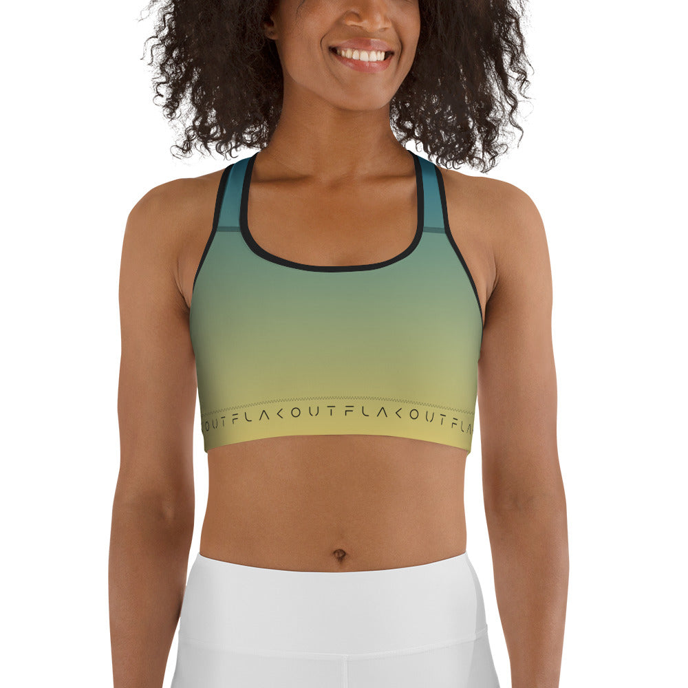 Oceanic Dawn Women's Sports Performance Bra - FLAKOUT