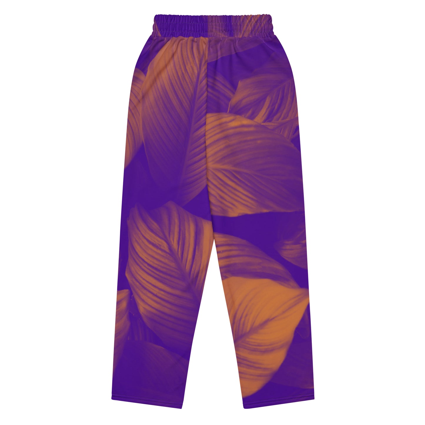 Sabre Violet Unisex Wide-leg Recycled Joggers - FLAKOUT