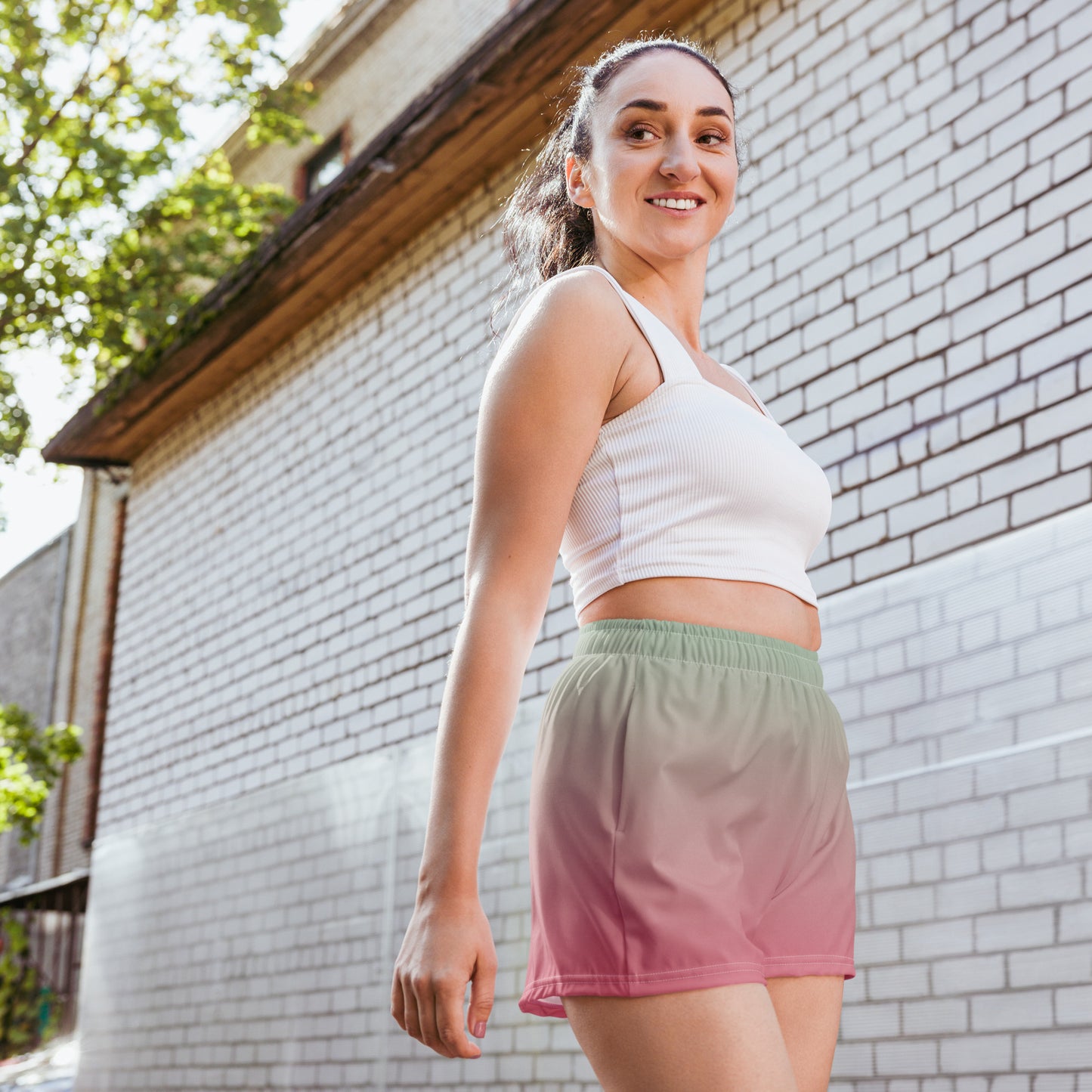 Minty Rose Women’s Recycled Shorts - FLAKOUT