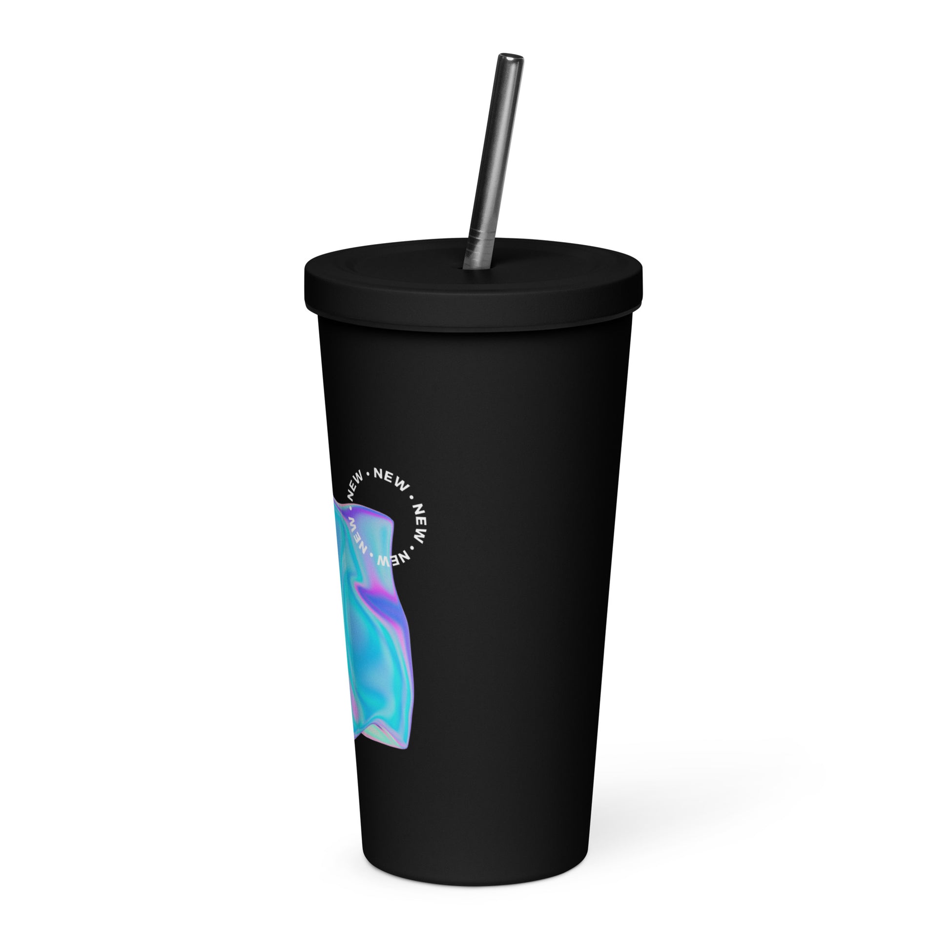 Vivid Existence Live Your Life Insulated Tumbler With A Straw - FLAKOUT