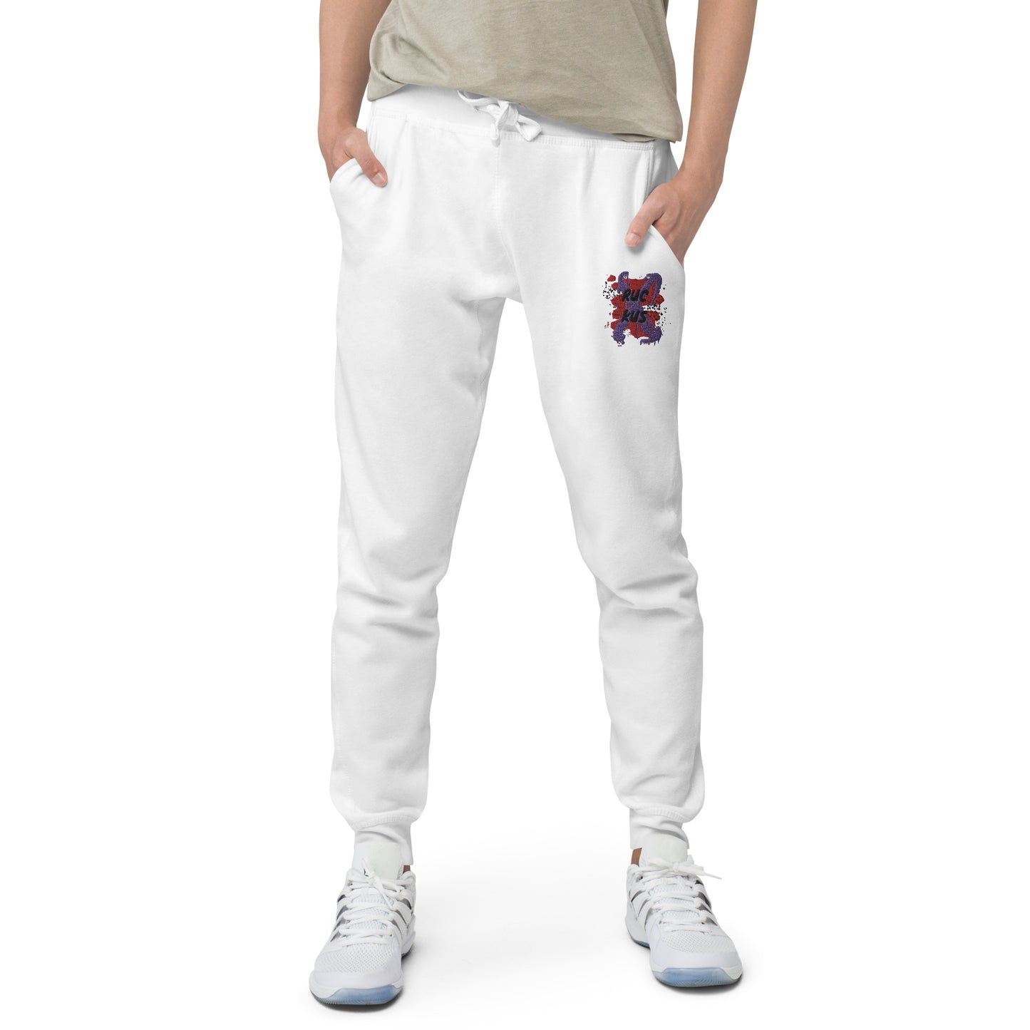 Ruckus Embroidered Unisex Fleece Sweatpants - FLAKOUT