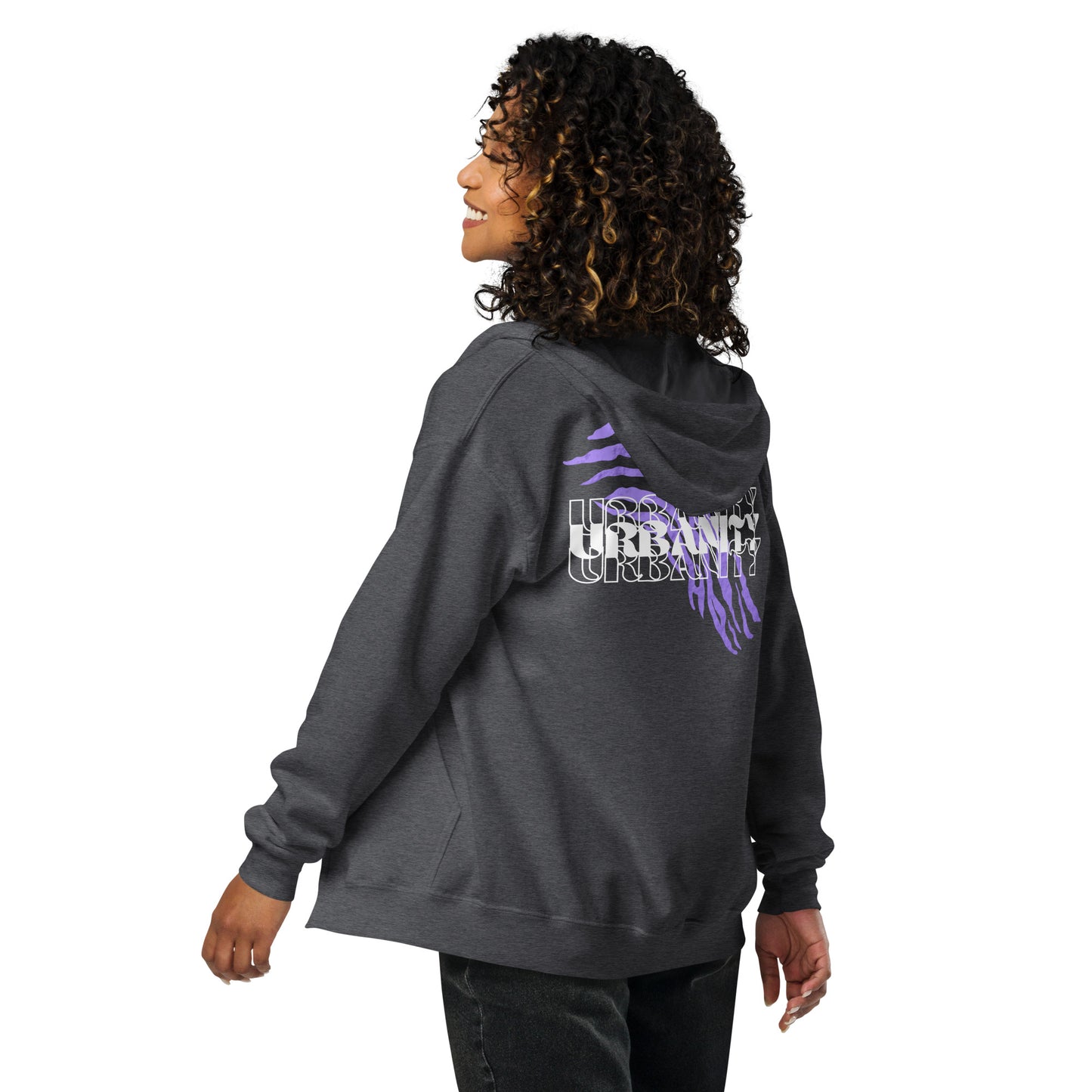 Streetwise Urbanity Heavy Harmony Fusion Zip Hoodie - Dark Heather - FLAKOUT