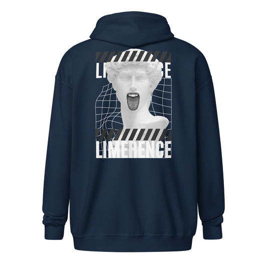 Limerence Heavy Harmony Fusion Zip Hoodie - Navy - FLAKOUT