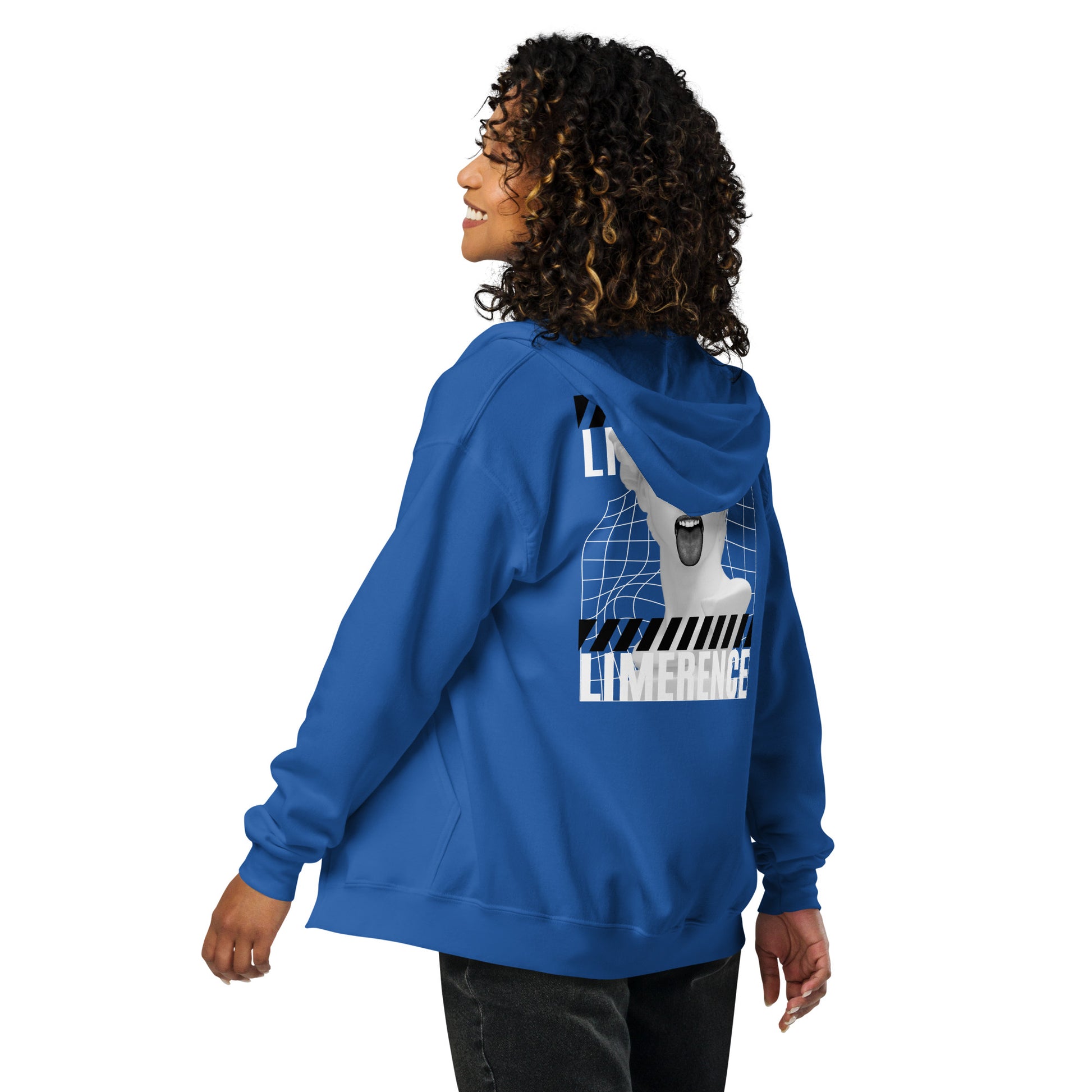 Limerence Heavy Harmony Fusion Zip Hoodie - Royal - FLAKOUT