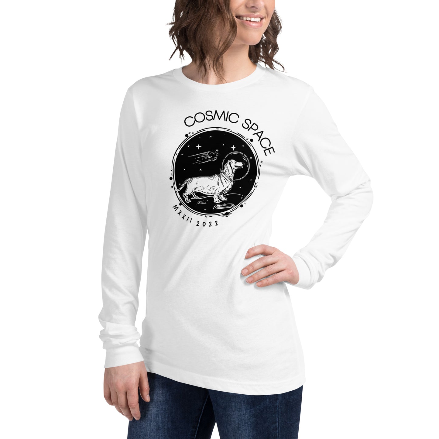 Women's Long Sleeve Tee Cosmic Space - FLAKOUT