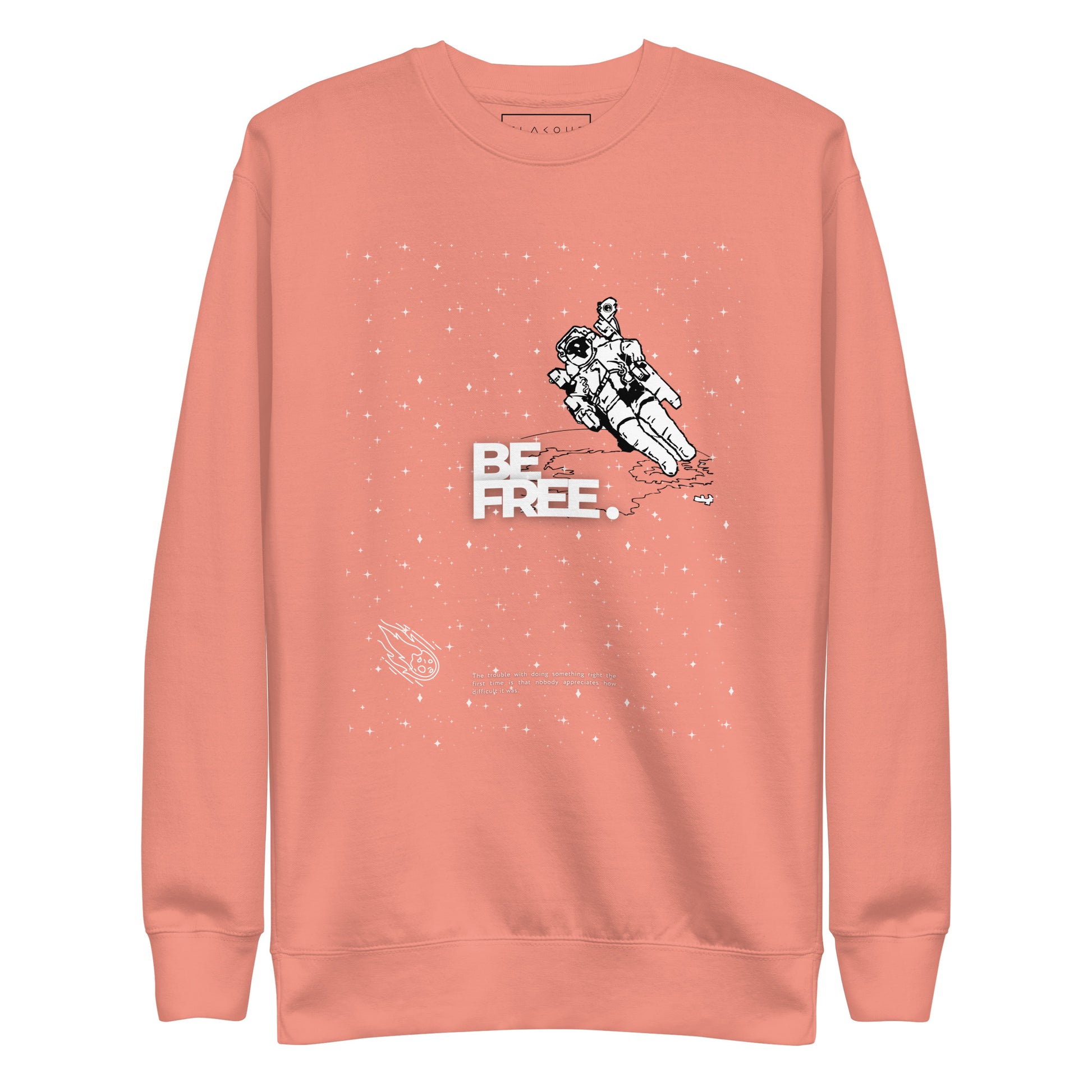 Be Free On Outer Orbit Sweatshirt - FLAKOUT