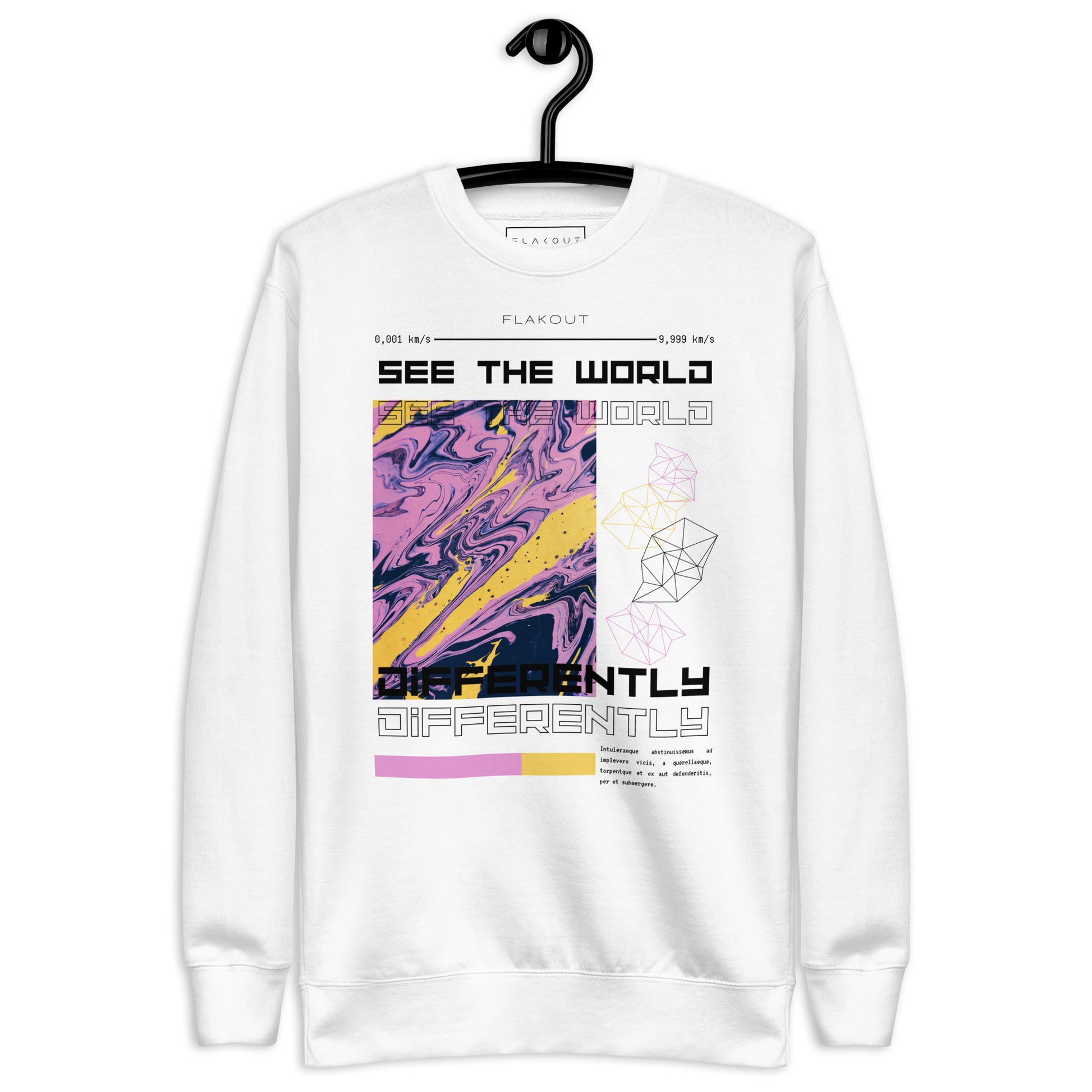 Divergent Horizon See The World Differently Sweatshirt - FLAKOUT