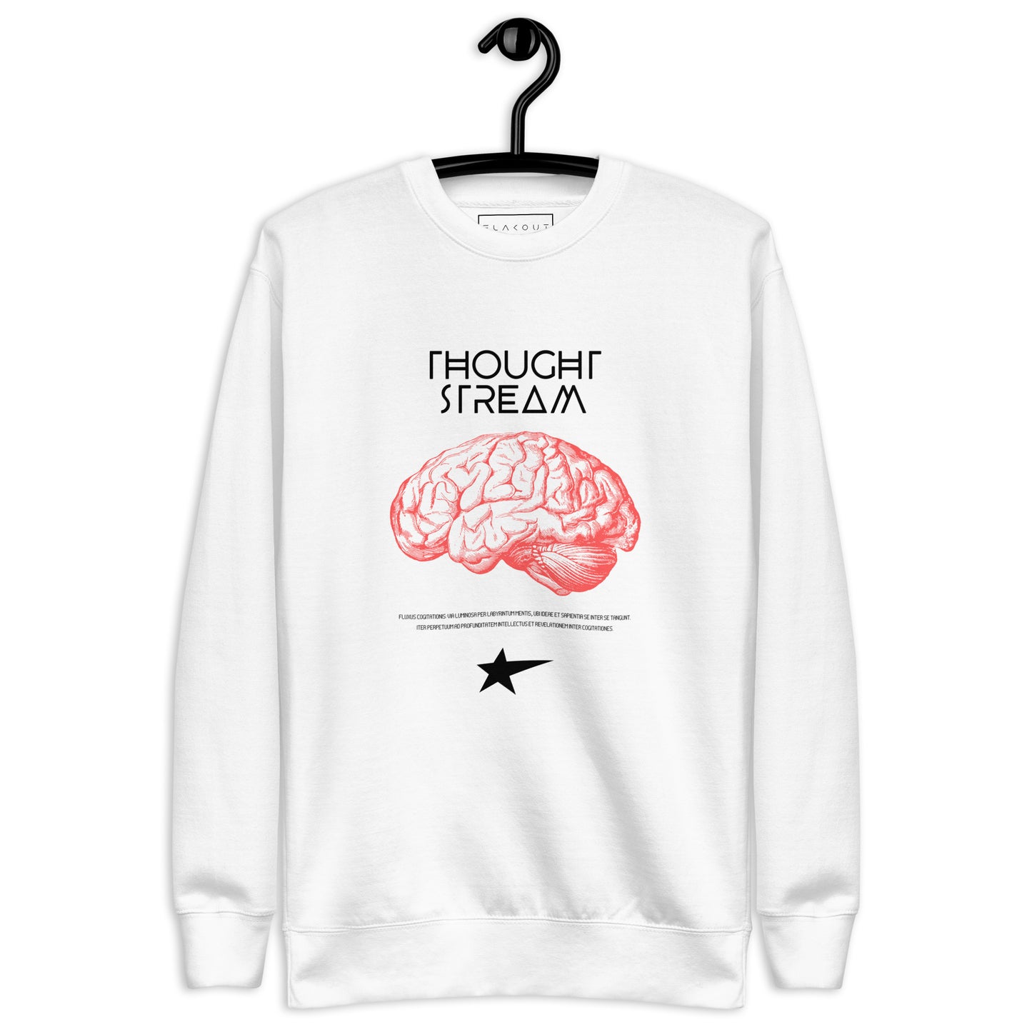 Thought Stream Unisex Fleece Sweatshirt - FLAKOUT