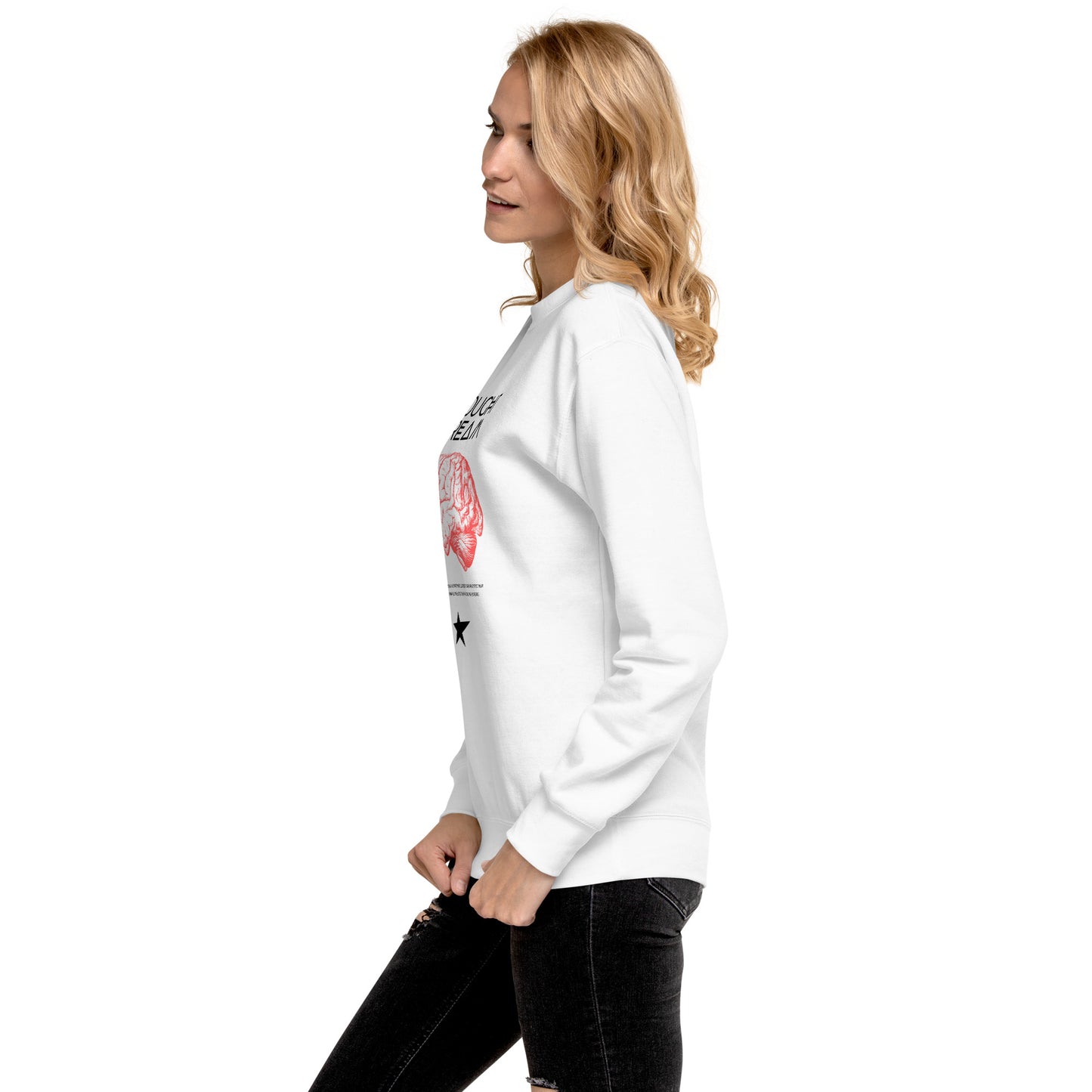 Thought Stream Unisex Fleece Sweatshirt - FLAKOUT