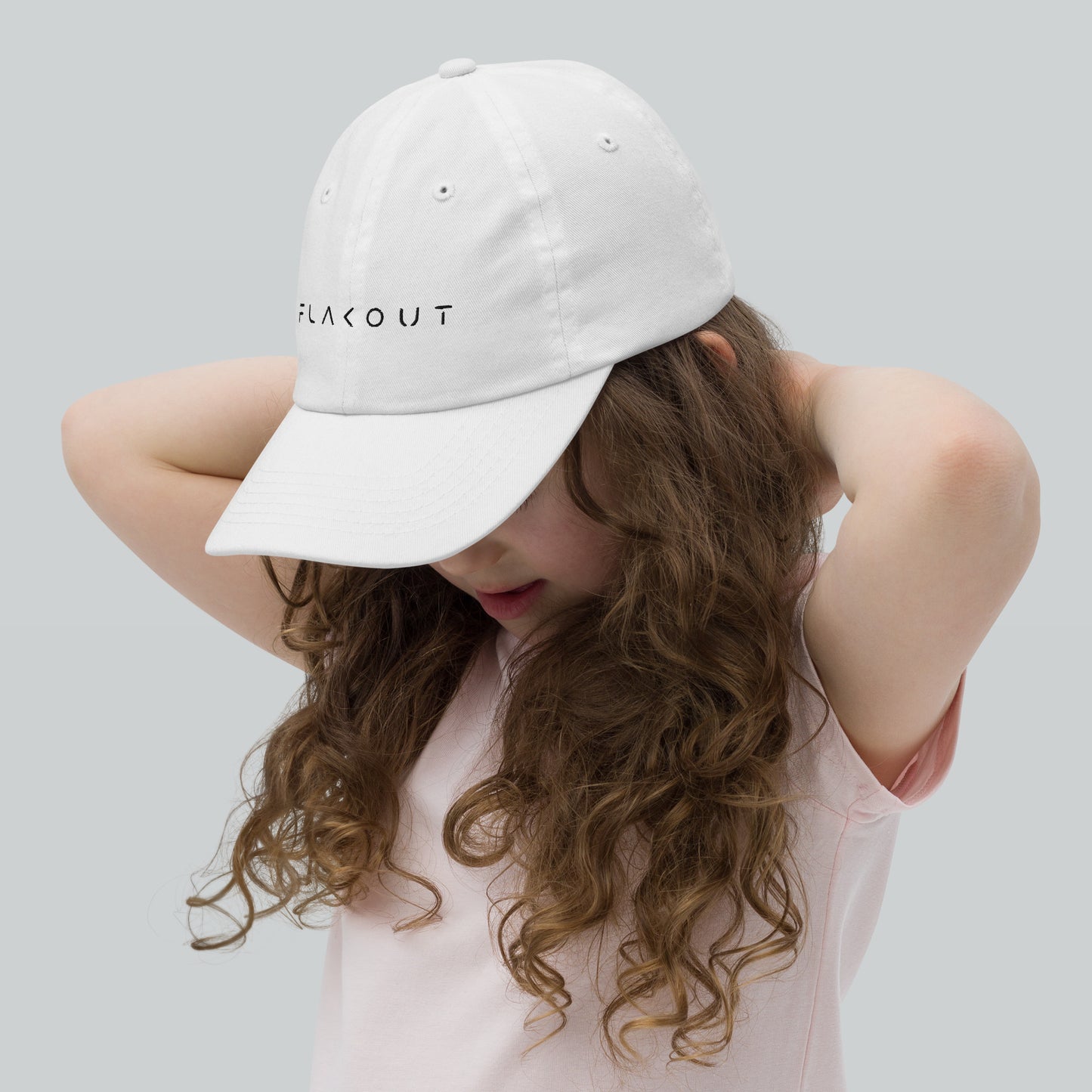 FLAKOUT Logo Embroidered Kid's Baseball Cap