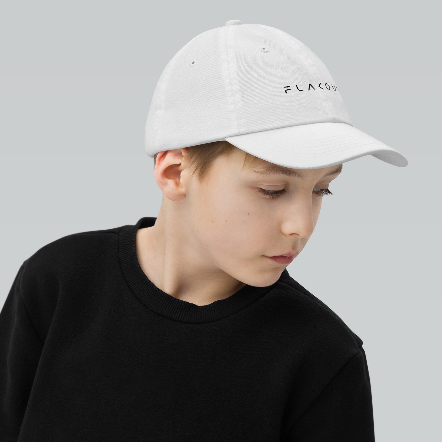 FLAKOUT Logo Embroidered Kid's Baseball Cap