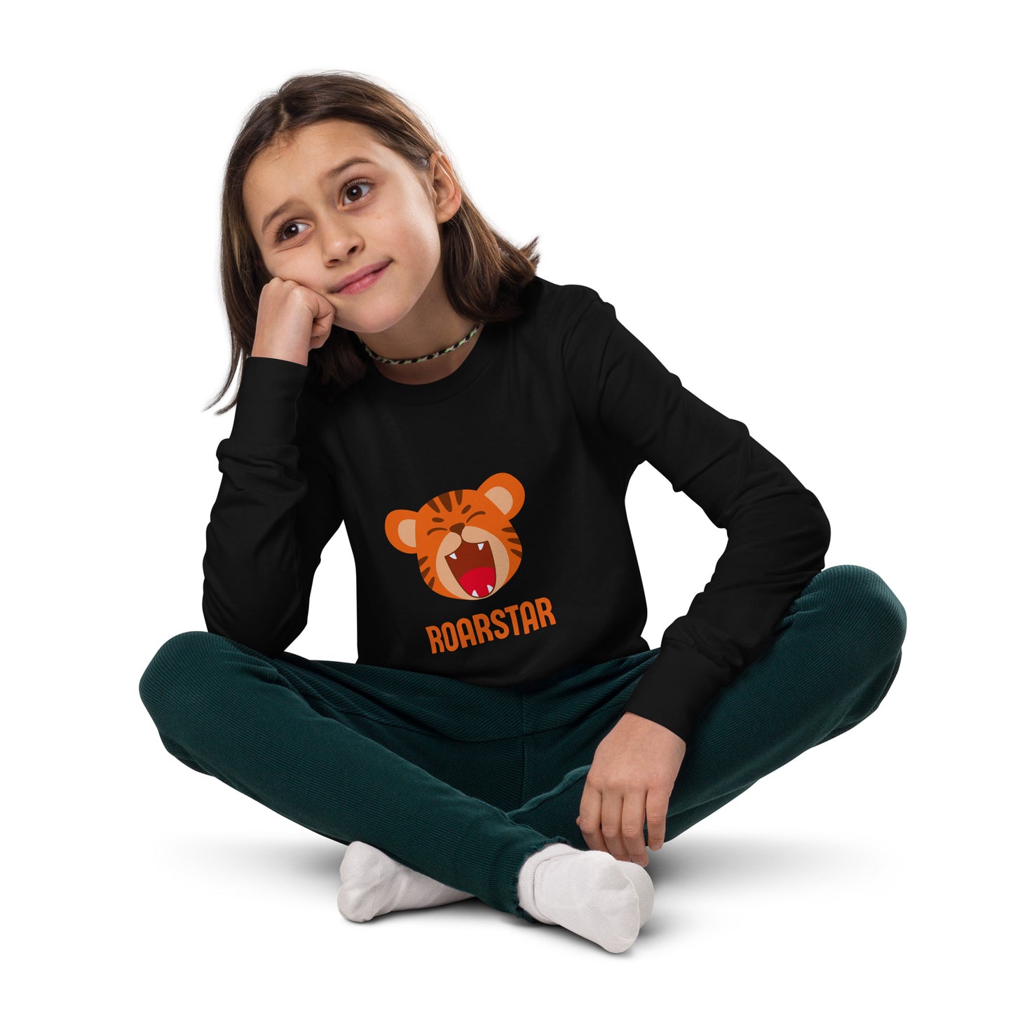 Roarstar Unisex Kid's Long Sleeve Tee - FLAKOUT