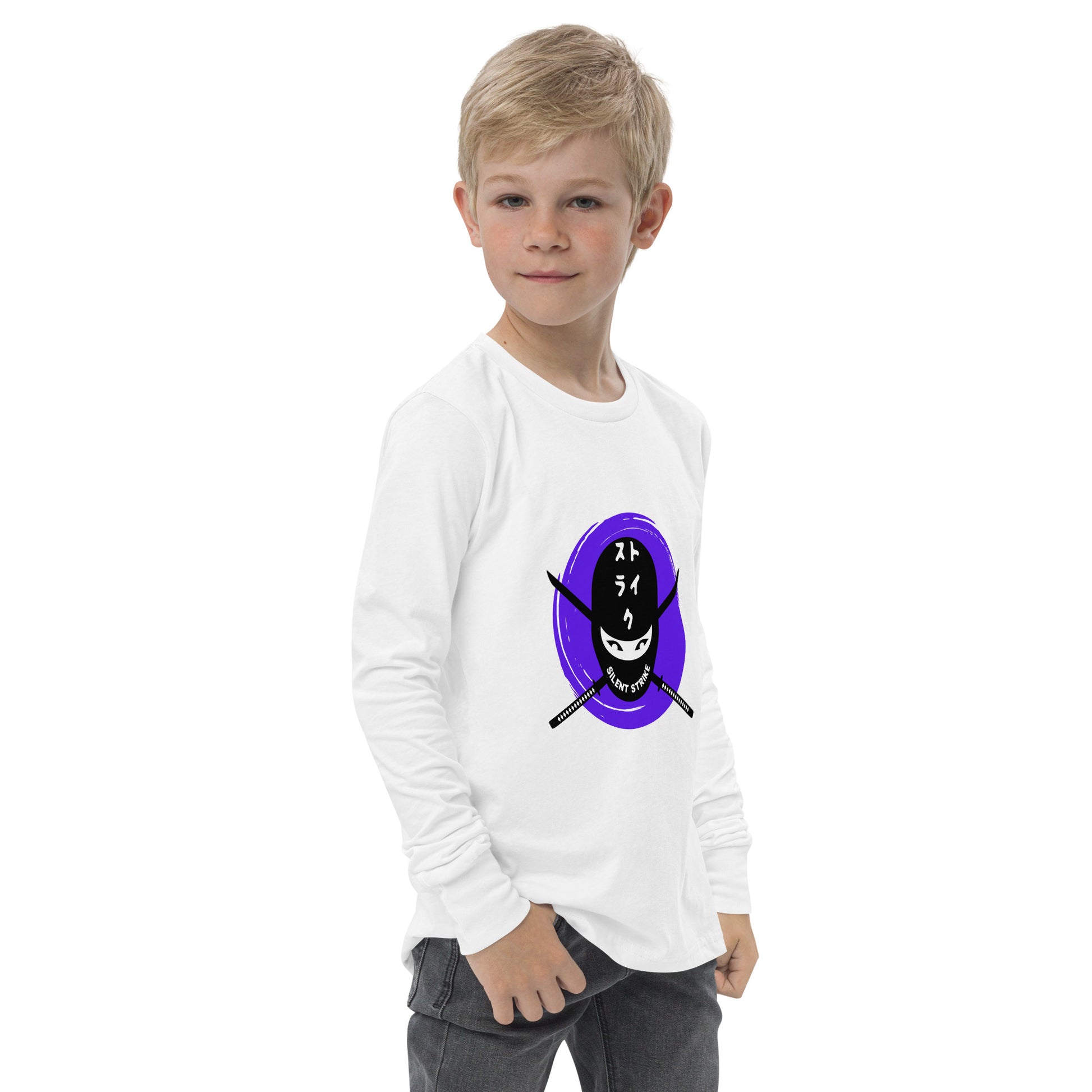 Silent Strike Unisex Kid's Long Sleeve Tee - FLAKOUT