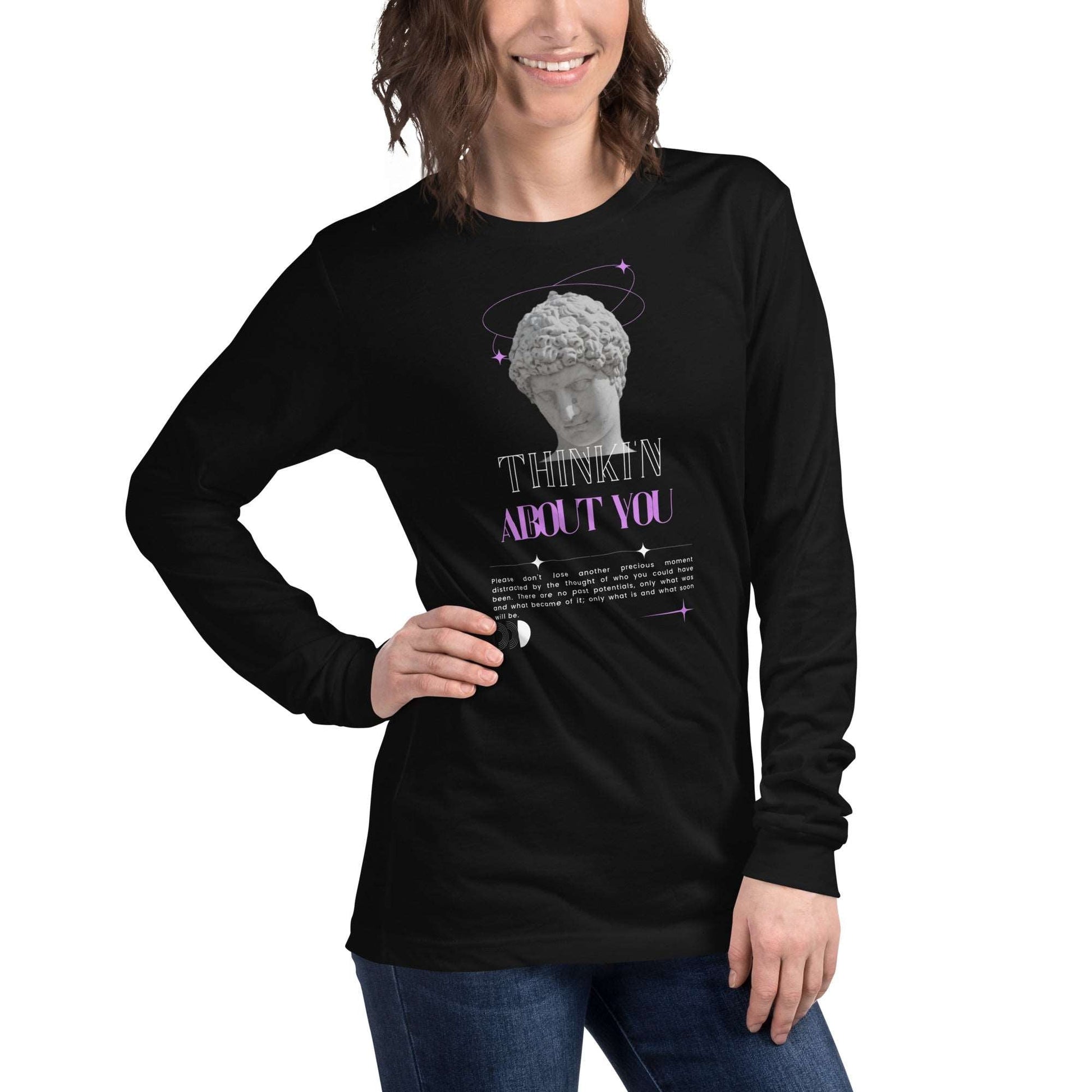 Mindfully Thinki'n About You Long Sleeve Tee - FLAKOUT