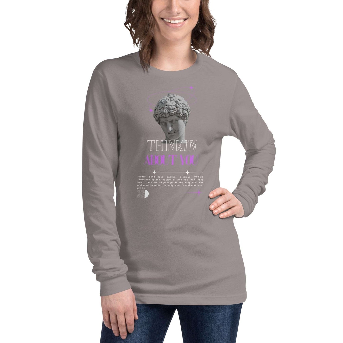 Mindfully Thinki'n About You Long Sleeve Tee - FLAKOUT