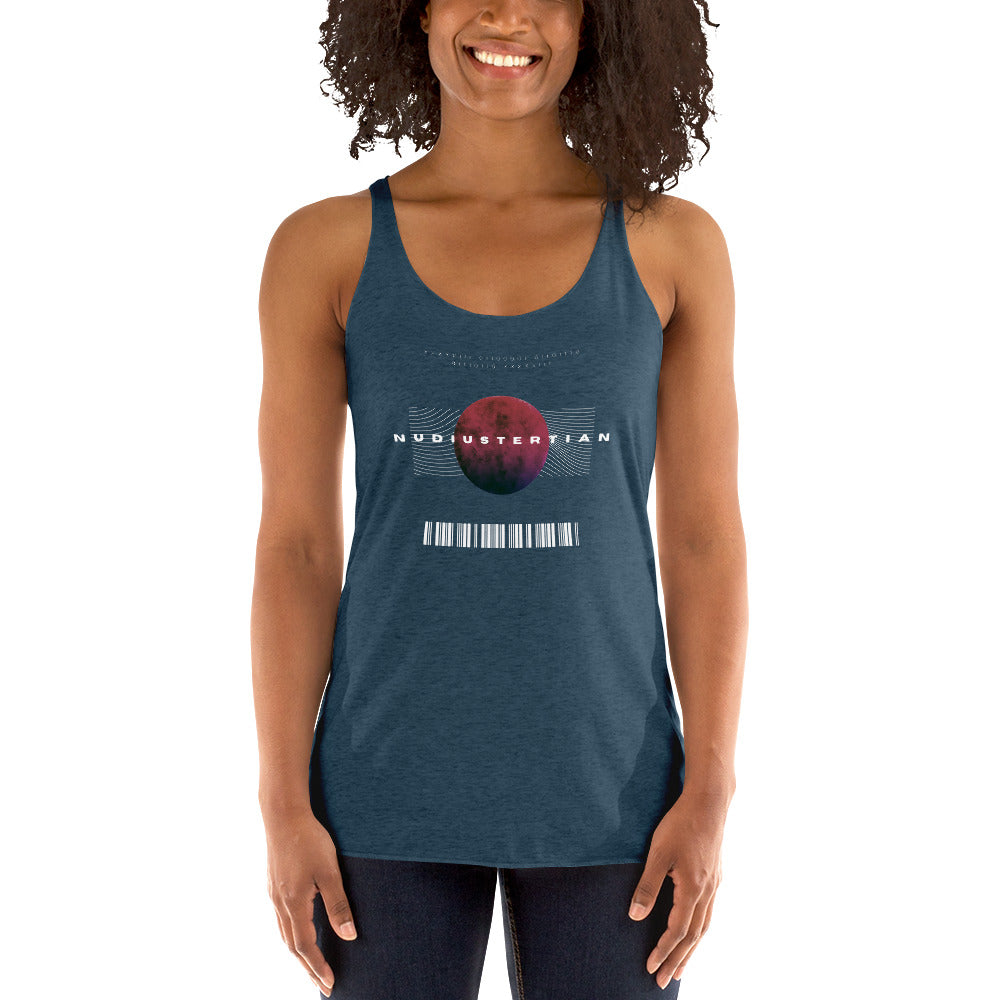 Women's Racerback Tank Nudiustertian - FLAKOUT